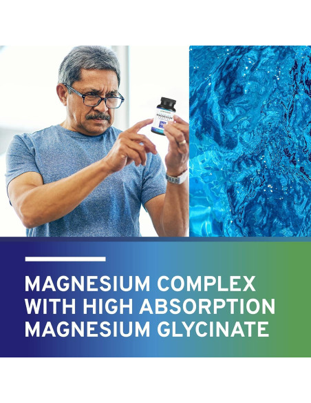Suplemento de Magnesio Glicinato Trio Nutrition 420 mg 90 Cápsulas