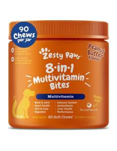 Golosinas Multivitamínicas Zesty Paws para Perros 90ct