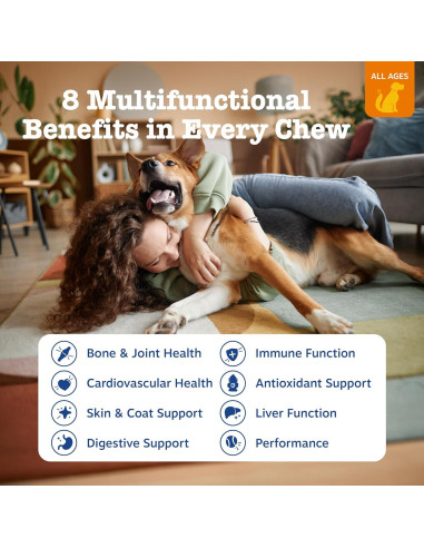 Golosinas Multivitamínicas Zesty Paws para Perros 90ct