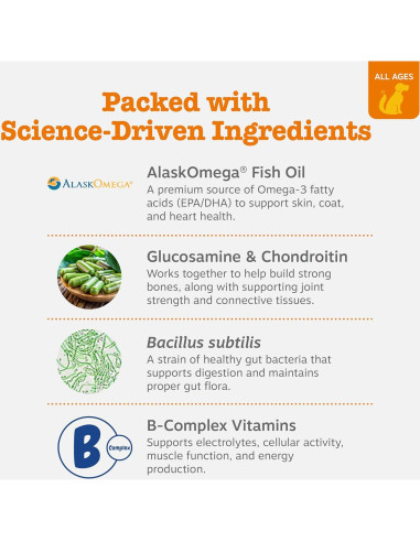 Golosinas Multivitamínicas Zesty Paws para Perros 90ct