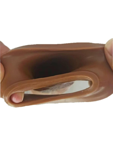 Extensor de Manga Realista HITaka 22.1 cm Marrón Suave