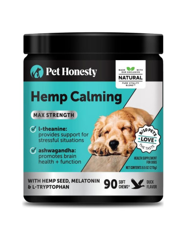 Masticables Calmantes para Perros Pet Honesty 90 Ct Pato