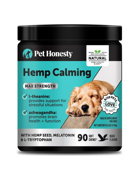 Masticables Calmantes para Perros Pet Honesty 90 Ct Pato