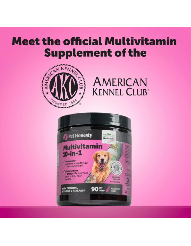 Multivitamínico para Perros Mayores Pet Honesty 90 ct Pato