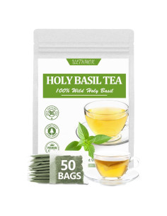 Té de Albahaca Sagrada YILINSHA 50 Bolsitas 100% Natural
