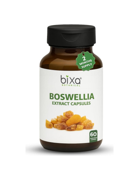 Suplemento Herbal Bixa Botanical Boswellia Serrata 450mg 60 Cápsulas Veganas