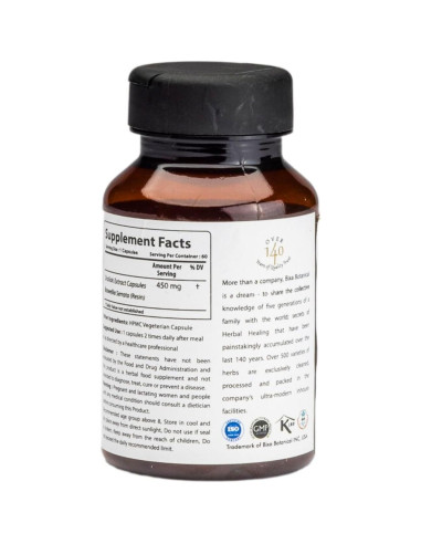 Suplemento Herbal Bixa Botanical Boswellia Serrata 450mg 60 Cápsulas Veganas