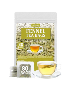 Té de Hinojo Premium YILINSHA 80 Bolsitas Naturales Sin Cafeína