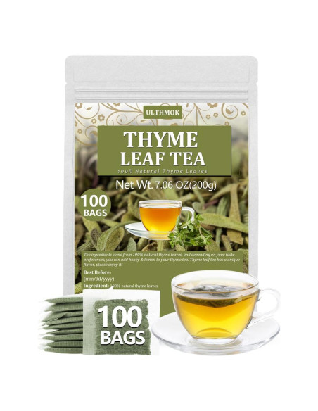 Bolsitas de Té de Tomillo Premium YILINSHA 100 Cuentas