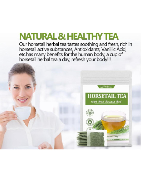 Té de Cola de Caballo YILINSHA 100 Bolsitas 100% Natural