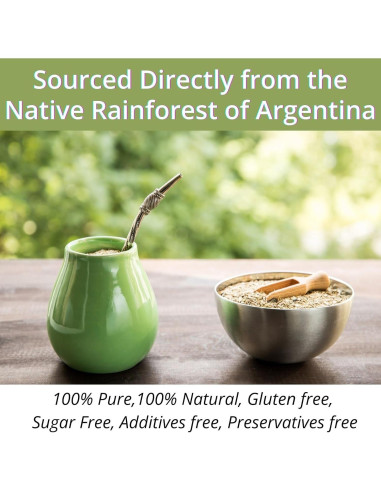 45 Bolsitas de Té de Yerba Mate VitalForest Argentina Ecológico