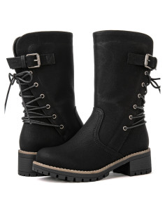 Botas de Motocicleta para Mujer Globalwin 19YY19 Negras