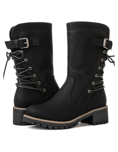 Botas de Motocicleta para Mujer Globalwin 19YY19 Negras