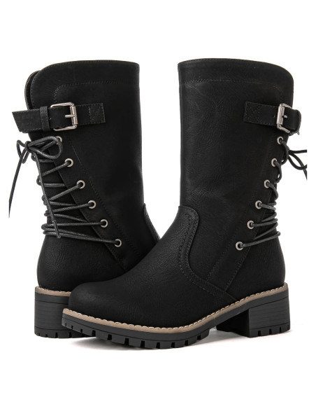 Botas de Motocicleta para Mujer Globalwin 19YY19 Negras