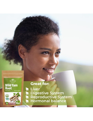 Té Herbal de Raíz de Ñame Silvestre OVVA 113g - Dioscorea