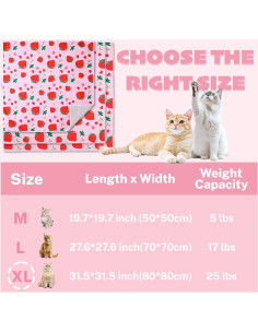 Envoltura de Aseo para Gatos Uotey 80 x 80 cm - Cortar Uñas y Medicamentos 2