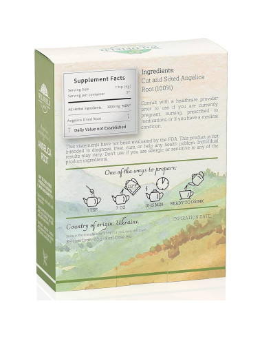 Té de Hierbas Raíz de Angélica OVVA 113g - Sabor Natural