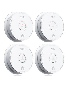 Detector de Humo y Monóxido SITERWELL GS886-H02 Paquete de 4
