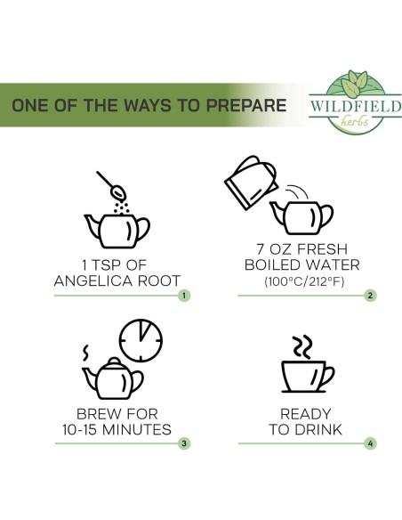 Té de Hierbas Raíz de Angélica OVVA 113g - Sabor Natural