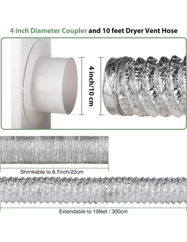 Kit de Ventilación para Secadora Linstock 4" x 3.05m