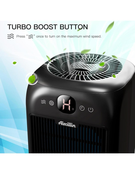 Paquete de 2 Purificadores de Aire Aircillin AP1501 HEPA 84.3 m