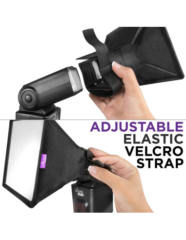 Difusor Softbox Altura Photo 15x12.7 cm para Flash Zapata