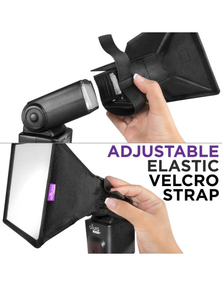 Difusor Softbox Altura Photo 15x12.7 cm para Flash Zapata