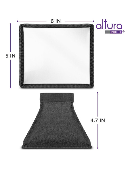 Difusor Softbox Altura Photo 15x12.7 cm para Flash Zapata