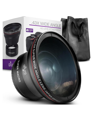 Lente Gran Angular 58MM HD 0.43X Altura Photo con Macro