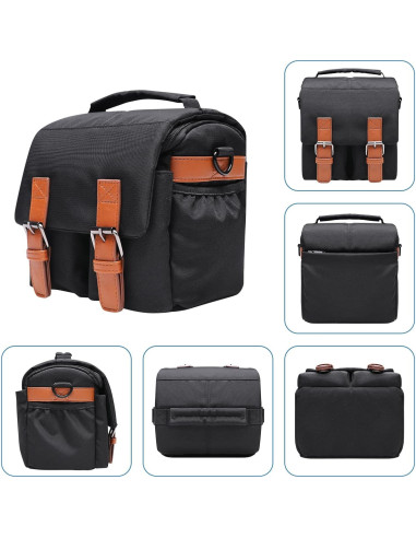 Bolsa de Cámara DSLR XANAD para Canon y Nikon - Negra