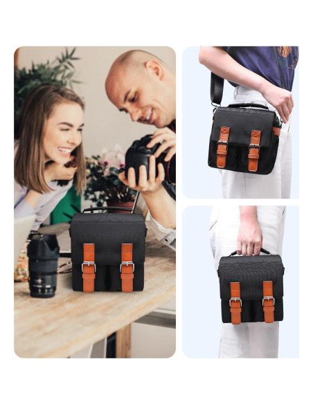 Bolsa de Cámara DSLR XANAD para Canon y Nikon - Negra