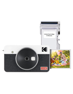 Cámara Digital Instantánea KODAK Mini Shot 2 Retro + Impresora 8 Hojas