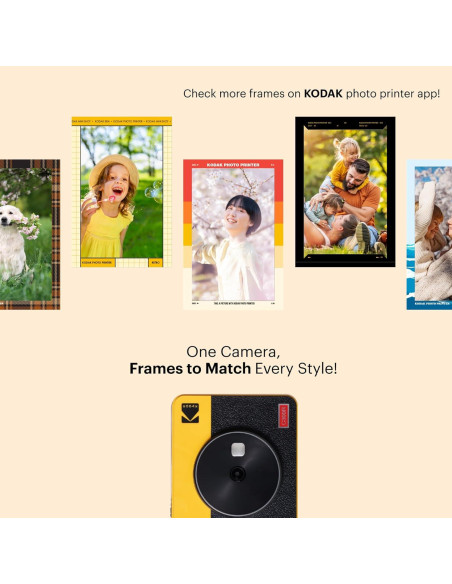 Cámara Digital Instantánea KODAK Mini Shot 3 Retro 2-en-1