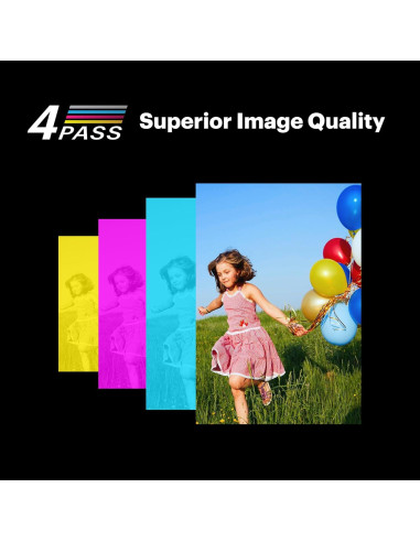 Cámara Digital Instantánea Kodak Mini Shot 3 Retro Amarillo 4PASS