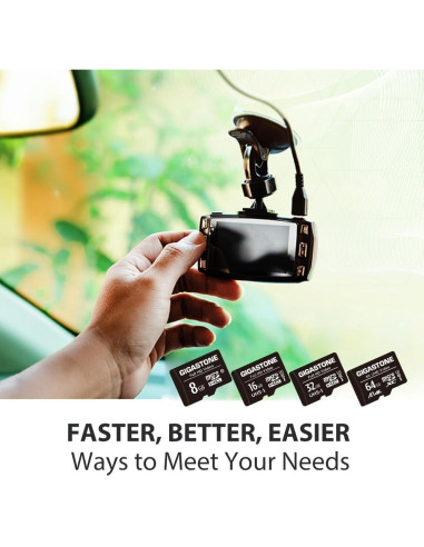 GIGASTONE Tarjeta Micro SD 16GB Paquete de 5 UHS-I Clase 10