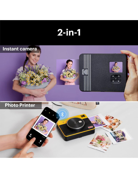 Cámara Digital Instantánea KODAK Mini Shot 3 Retro 7.62 cm