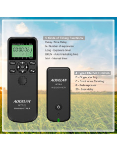 Controlador de temporizador AODELAN WTR-2 para Olympus y Panasonic 2