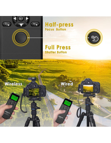 Controlador de temporizador AODELAN WTR-2 para Olympus y Panasonic