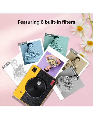 Cámara Digital Instantánea KODAK Mini Shot 3 Retro 7.62 cm