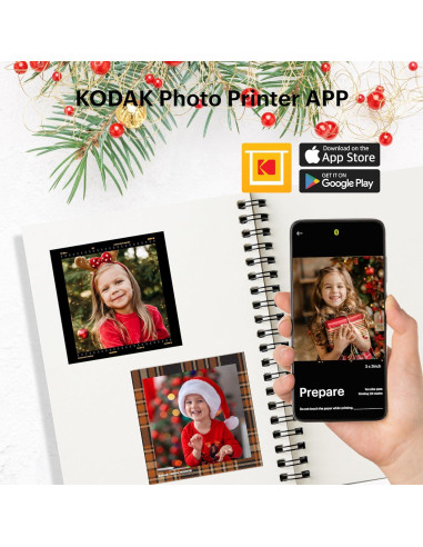 Cámara Digital Instantánea KODAK Mini Shot 3 Retro 7.62 cm