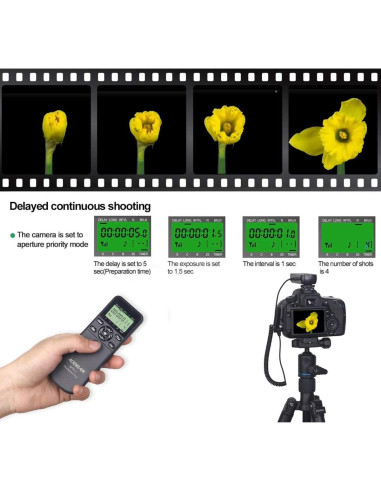 Controlador de temporizador AODELAN WTR-2 para Olympus y Panasonic