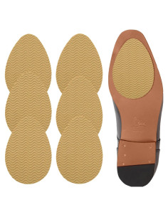 Almohadillas Antideslizantes para Zapatos Ashoesert - 3 Pares Amarillo