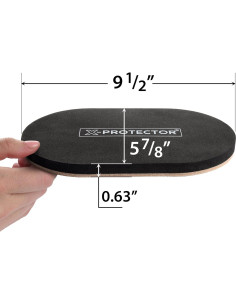 Deslizadores de Muebles de Fieltro X-PROTECTOR 4 PCS 24 cm 2
