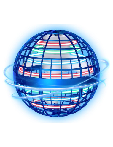 Bola Voladora BADHACK 2025 - Juguete Antiestrés Azul