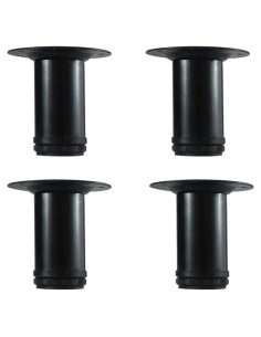 Piernas de Mueble Metálicas Ajustables QLLY 10.2 cm - Juego de 4
