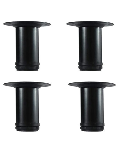 Piernas de Mueble Metálicas Ajustables QLLY 10.2 cm - Juego de 4