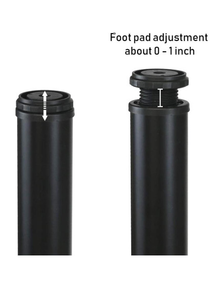 Piernas de Mueble Metálicas Ajustables QLLY 10.2 cm - Juego de 4