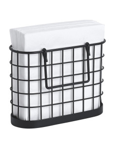 Soporte de Servilletas Vertical HOMECLASS6 Negro Rústico