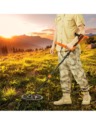 Detector de Metales VEVOR IP68 12" Profesional Recargable