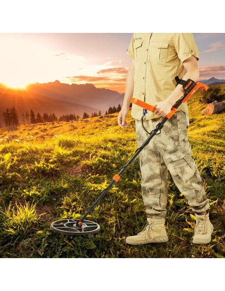 Detector de Metales VEVOR IP68 12" Profesional Recargable